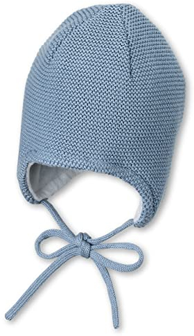 Sterntaler Unisex Kinder Strickmütze Baby Strickmütze mit Fleecefutter, Blau, 35