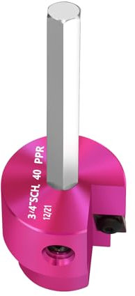 JYINCPED PVC Fitting Saver 3/4-Inch Head, PVC Pipe Reamer,Socket Saver with 1/4-Inch Hex Shaft,Plastic Pipe Fitting Reamer for Plumbing Sch.40 CPVC ABS Hub, Fit Standard 1/2 drills