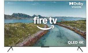 Amazon Fire TV 50 Omni QLED Series (newest model), 4K Ultra HD smart TV, HDR10+, Dolby Vision, Dolby Audio, quad-core processor, find shows faster with Alexa+