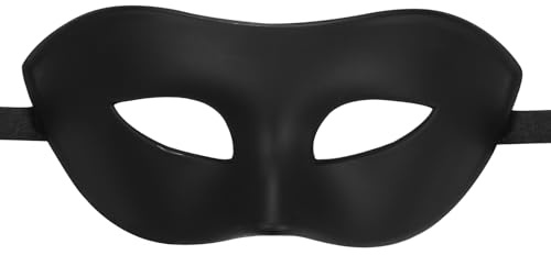 OIDEA Mäns mask venetiansk maskad: retro svart halvansiktsmask cosplay maskerad maskerad vintage karneval fest fanom opera halloween vintage kostym