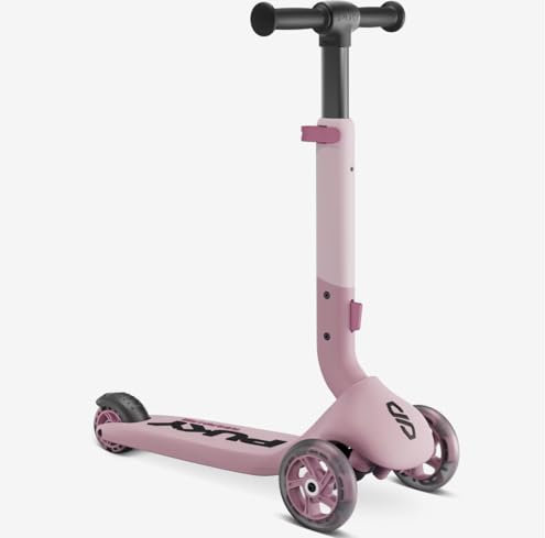 PUKY Push | Roller für Kinder ab 2 Jahre | Höhenverstellbarer Lenker | Klappbar & Kompakt | Extra breite Reifen für mehr Sicherheit | Leuchtende Räder | Ideal für Abenteurer & Outdoor