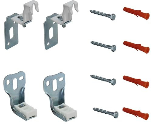 Jabema Lot de 2 supports de fixation pour radiateur sans support, console murale, support de radiateur, support de fixation pour console