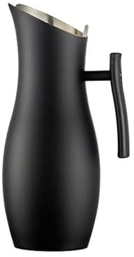 Brocca da cucina per acqua fredda, succhi di vino, in acciaio inox, brocca per bevande fredde per servire tè freddi, strumento per casa e hotel con manico per acqua