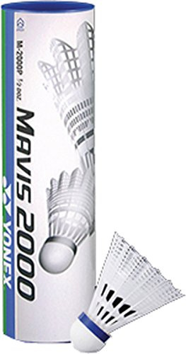 YONEX Mavis 2000 Racquet Sports Shuttles Badminton Shuttlecocks Tube of 6