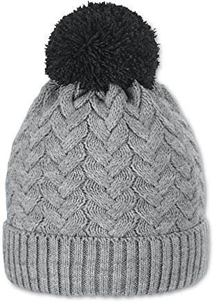 Sterntaler Strickmütze Extrastrick Cappellino, Argento Melange, 53 cm Unisex-Bimbi