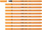 STABILO - Fineliner - point 88-10er Pack - papaya