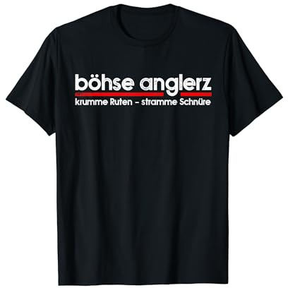Böhse Anglerz - lustiges Outfit für Angler Angeln Fischer T-Shirt