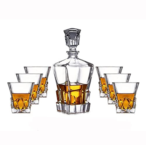 Verres À Whisky En Cristal De 7,44 Oz, Ensemble De 4/6 Verres, Tasses De Dégustation En Verre De Cristal, Gobelets De Luxe Pour Boire Du Bourbon, Du Scotch, Des Cocktails, Du Cognac, Du Whisky Irland