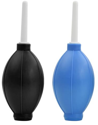 Blasebalg Kamera, 2 Stücke Blasebalg Dust Blower, 15CM Weicher Gummi-Luftgebläse Geeignet für Kamera Objektive Sensor Tastatur Smartphone