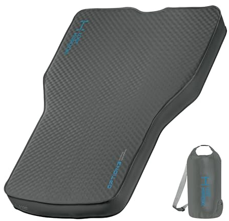 Lost Horizon Air & Foam Camping Mattress for Tesla, Self Inflating Sleeping Pad with Air Pump, 4.5 Thick, R-Value 13, Model Y