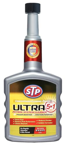AXpower Inspirational Technology Empowering People STP Petrol 5 in 1 Fuel System Cleaner – 400ml – Engine Cleaner, Injector Cleaner, Fuel Additive, MPG Booster & Emissions Reducer