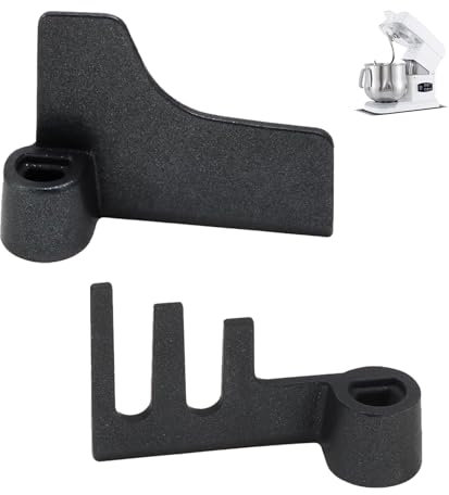 2 Pack Bread Maker Paddle for Panasonic SD2500 SD2501 SD2510 SD2511 SD256 SD257 SD255 SD-ZB2502, Flat and Rye Kneading Blade Set Teflon Coated Bread Machine Replacement Part Dough Mixer Accessory