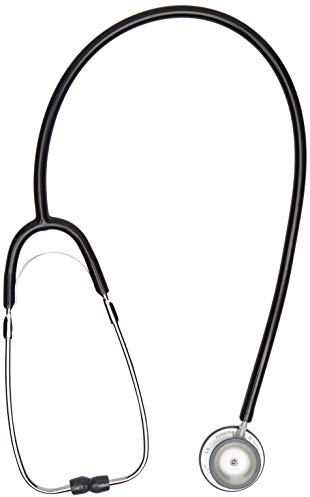 RIESTER Stetoscopio Duplex con doppio padiglione in alluminio galvanizzato, nero, 51300