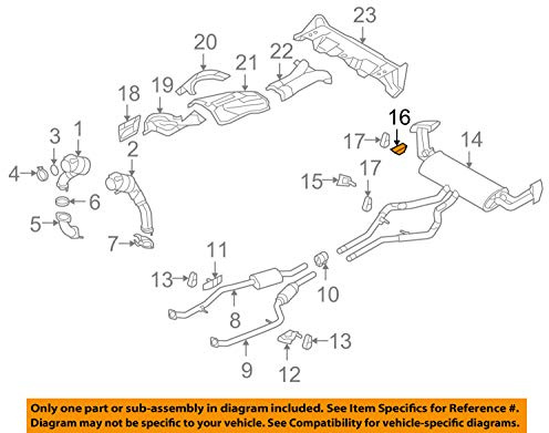BMW Rear Silencer Bracket, Rear:183012