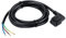 Winkelverbinder für Pumpenmontage in reduzierten Abmessungen, Kabel H05VV-F, 2 Meter, 200 x 1,5 x 1,5 cm, schwarz (Referenz 4150229)