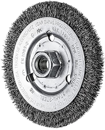 PFERD Rundbürste ungezopft RBU | Ø 125x12mm M14 Stahl-Draht-ø 0,30 | 43502301 – für Winkelschleifer