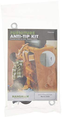 Hangman Products TK400-4 Furniture Anti-Tip Kit