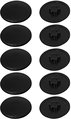 cyclingcolors 10x coprivite cappuccio plastica viti Torx copertura coperchi tappi, Nero T40 18mm