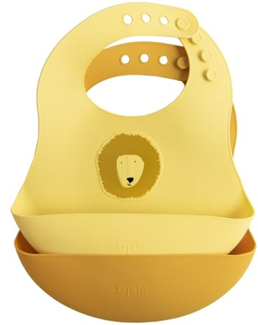 Trixie Set 2 Baberos De Silicona Mr. Lion