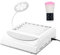 Aspirateur à ongles 100W avec lumière Nettoyeur de poussière de vernis à ongles jusqu'à 4500RPM Vitesse ajustable Avec 1 filtre réutilisable & 1 brosse