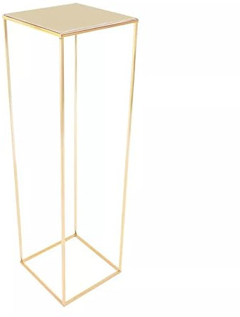 Columna de soporte para suelo, 29 x 29 x 100 cm, arco de boda, marco de flores con láminas de hierro, reutilizable altura ajustable, soporte de fondo de boda para fiestas, eventos, decoración, cabina