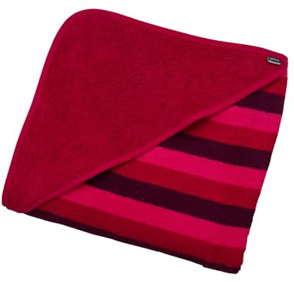 JAKO-O Kapuzenhandtuch Kinder 140x140 cm – Extra Großes Frottee Badetuch