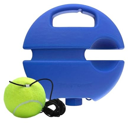 Allenatore di tennis solista - Set di palline per l'allenamento romboidale da 21 cm, strumento per lo sviluppo delle abilità, dispositivo di pratica fitness con cordino elastico di rimbalzo portatile