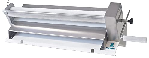 Pastaline Sfogliafacile XL Teigausrollmaschine - # 1 Italienische Bäcker Pasta-Teigrollmaschine schafft seidig glatten Teig, Fondant, Modellierung von Schokolade, Pastateig Gebäck 0-12mm dick