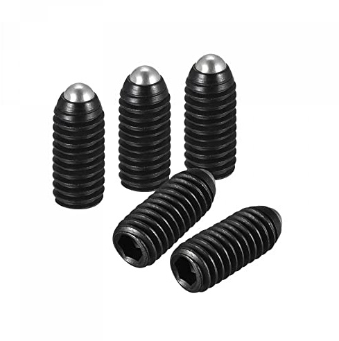 uxcell Ball Point Set Screws,10pcs M4x10mm High Carbon Steel
