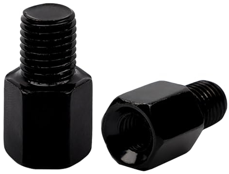 AMZSKU M8 Filetage droit à M10 Filetage Droite Moto Scooter Adaptateur Miroir Adaptateur M8 à M10, LS001