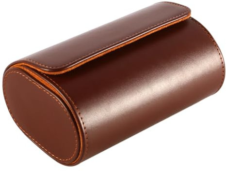 Laroal Watch Roll Travel Bag per 2 orologi 2 slot PU Leather Watch Box per rotoli di orologi portatili con cuscini rimovibili Organizer Display Storage per orologi