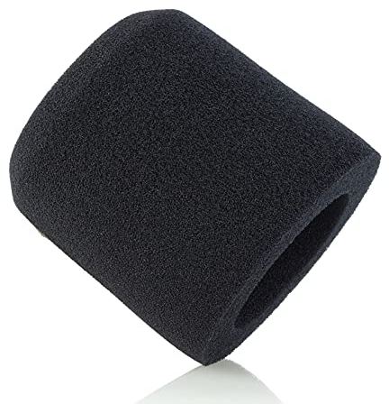LEFXMOPHY MV7 Pop-Filter, Mikrofon-Schaumstoffabdeckung, Ersatz für Shure MV7 USB-Podcast-Gesangsmikrofon, Windschutzscheibe, Geräuschunterdrückungsbildschirm