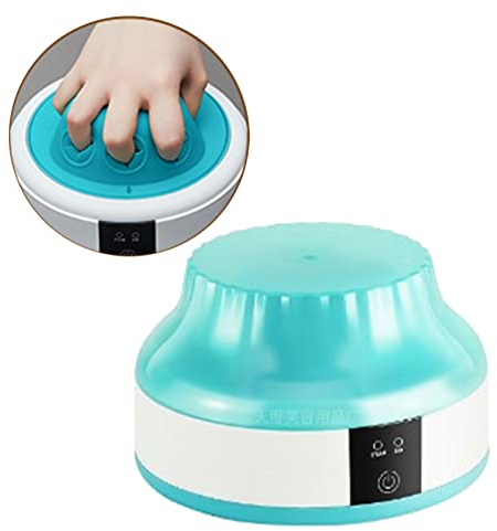 Dampf-weg-Gel-Lack-Entferner, Tragbarer Gel-Nagellack-Entferner, Profession Elle Dampf-Nagellack-Entferner-Maschine Zur Entfernung von Gel-Polieren für Nagelkunst-Werkzeug (Blau)