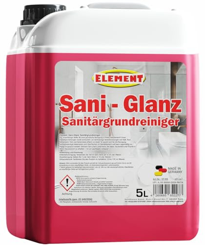 Sanitetsrengöring 5 liter Sani-glans kakelrengörare koncentrat avkalkningsmedel badrumsrenare WC renare kalkrengöringsmedel
