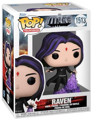 Funko POP! TV: Titans - Raven - DC Titans - Collectable Vinyl Figure - Gift Idea - Official Merchandise - Toys for Kids & Adults - TV Fans - Model Figure for Collectors and Display