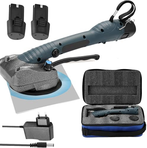 MáQuina De Solado, Vibrador Eléctrico Para Azulejos Con Ventosa De 105x105 mm 5 Engranajes Nivelación Automática Ajustable Máquina Para Azulejos 60 Kg Capacidad Adecuada Para Azulejos 0,3 A 0,8 M