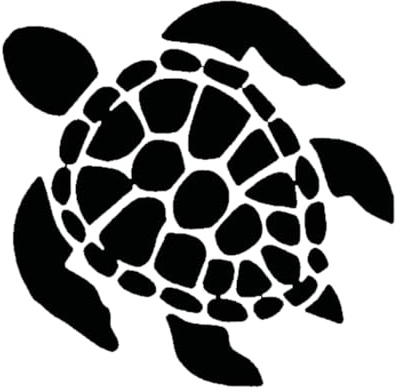 PACKOVE Autocollant Tortue Pour Carrosserie Sticker Voiture Exterieur Autocollants Animaux Pour Voiture Décorer Les Vitres Et Portières De Voitures, 12 X 11,4 CM