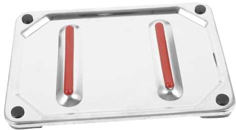 HOLIDYOYO Anti-Scald Stainless Steel Iron Rest Mat Heat Resistant Protective Ironing Plate with Nonslip Design for Home and Outdoor Use Lightweight and Iron Base