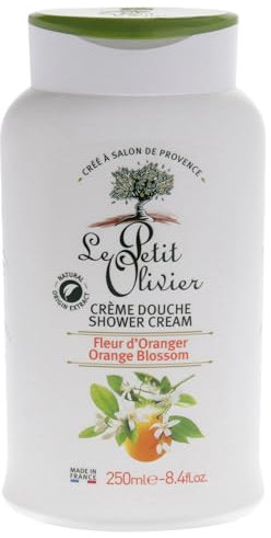 Shower Cream - Orange Blossom by Le Petit Olivier for Women - 8.4 oz Shower Cream