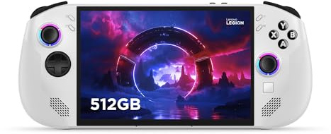 Lenovo Legion Go S Gaming Console - Touch Display 8 FHD+ (1920x1200) IPS 120Hz, AMD Ryzen Z2 Go, RAM 16GB, SSD 512GB, Wi-Fi 6E, Windows 11 Home - Glacier White