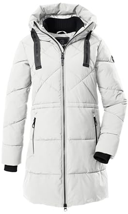 G.I.G.A. DX Femme Parka matelassée/parka fonctionnelle avec capuche GW 56 WMN QLTD PRK, gebrochenes weiss, 46, 43526-000