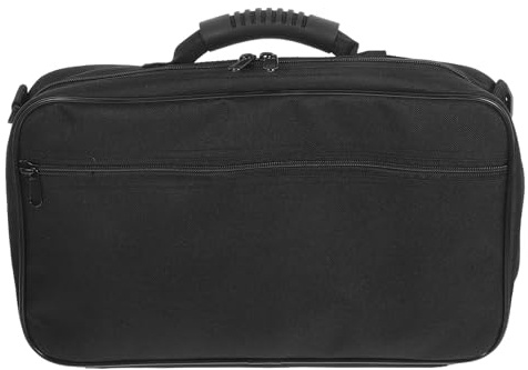 DECORNIJIA Bolsa para Clarinete de Tela Oxford Negra, Resistente y Portátil para Transporte Cómodo y Almacenamiento Seguro de Instrumentos y Accesorios