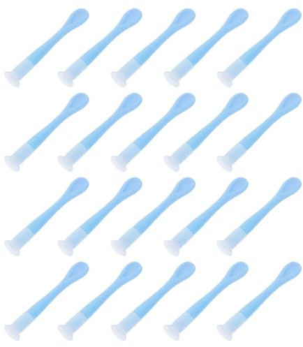 WOFASHPURET Lot de 20 Ventouses Bleu Ciel pour Lentilles de Contact, Outil D'insertion et Retrait Compact, Bâtonnets Pratiques sans Contact pour Manipulation Hygiénique, Accessoire