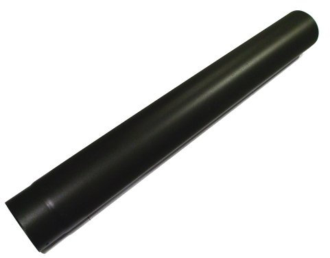 Straight Stove Pipe Flue Section - 1000mm x 125mm | 1m Long Flue Pipe Accessory with 5 Inch Diameter for Wood & Multi-Fuel Stoves | Matte Black