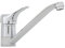 Thermoflow Niedrigdruck Einhebelmischer/Stufenlose Temperaturregelung/Niederdruck Armatur mit schwenkbarem Auslauf und Flexanschluss / QMIX700NDN