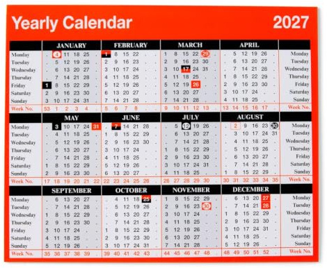 2027 Yearly Desktop Calendar - Free Standing, Efficient Planner for Home & Office - Clear, Easy-to-Read Dates - Perfect for Daily Organization & Scheduling