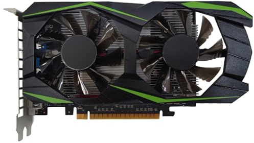 Graphics GTX1050TI Ulafbwur Tarjeta gráfica rápida disipación de calor multiinterfaz 4GB flujo de aire PC para visualización de video de oficina