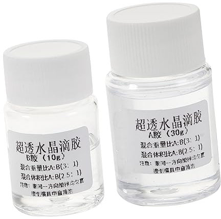 GLEAVI 2sets Crystal Glue High Epoxy Resin Ab Glue Diy Craft Supplies for Jewelry Making