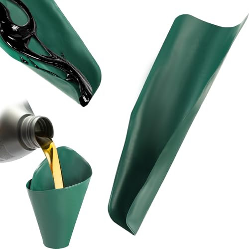 Oil Funnel Flexible Funnels For Automotive Use Reused Foldable Multi-Purpose Use Oil Change Draining Tool Spill-Free Guide Tool Draining For Trucks Motorcycles