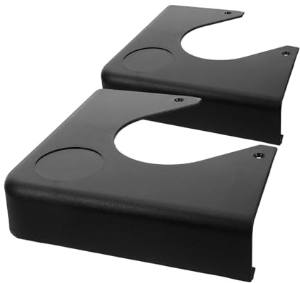 Cabilock 2 Pièces Lot de Protège-Angles Plastique Noir pour Table de Billard Accessoires Résistants Anti-Rayures Rechange pour Coin de Table Snooker